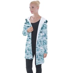 Ocean Wave Longline Hooded Cardigan by Jack14