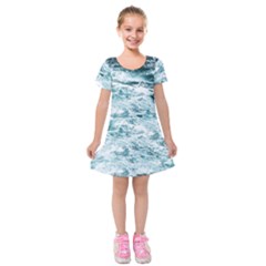 Ocean Wave Kids  Short Sleeve Velvet Dress by Jack14