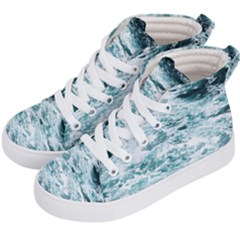 Ocean Wave Kids  Hi-top Skate Sneakers by Jack14