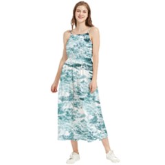 Ocean Wave Boho Sleeveless Summer Dress by Jack14