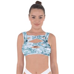 Ocean Wave Bandaged Up Bikini Top by Jack14