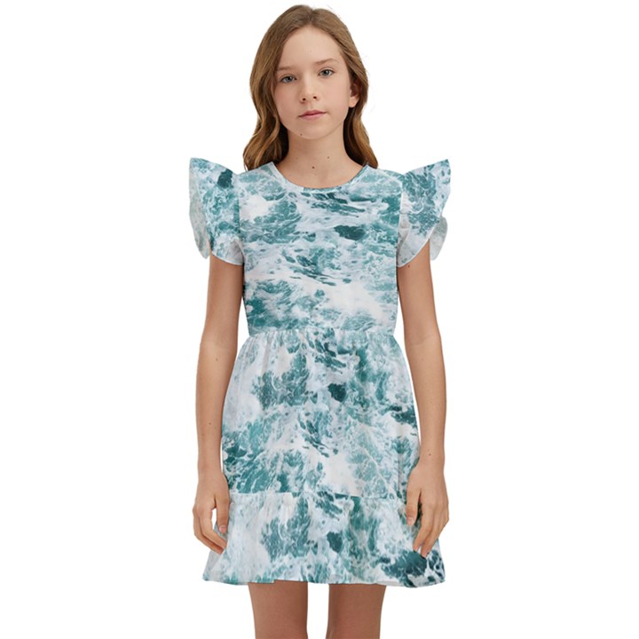 Ocean Wave Kids  Winged Sleeve Dress