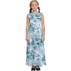 Ocean Wave Kids  Satin Sleeveless Maxi Dress by Jack14