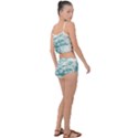 Blue Crashing Ocean Wave Summer Cropped Co-Ord Set View2