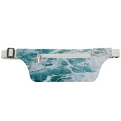 Blue Crashing Ocean Wave Active Waist Bag by Jack14