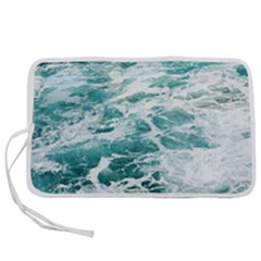 Blue Crashing Ocean Wave Pen Storage Case (S)