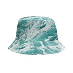 Blue Crashing Ocean Wave Bucket Hat by Jack14