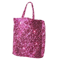 Pink Glitter Giant Grocery Tote by Amaryn4rt