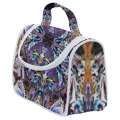  Violet Symmetry Satchel Handbag