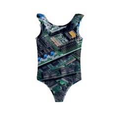 Computer Ram Tech - Kids  Frill Swimsuit