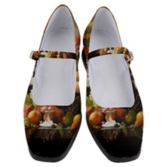 Abundance Of Fruit Severin Roesen Women s Mary Jane Shoes by Amaryn4rt