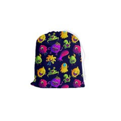 Space Patterns Drawstring Pouch (small)