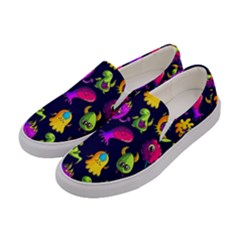 Space Patterns Women s Canvas Slip Ons by Amaryn4rt