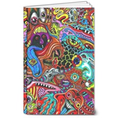 Vector Art Pattern - 8  X 10  Softcover Notebook