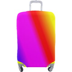 Multi-color-rainbow-background Luggage Cover (large) by Amaryn4rt