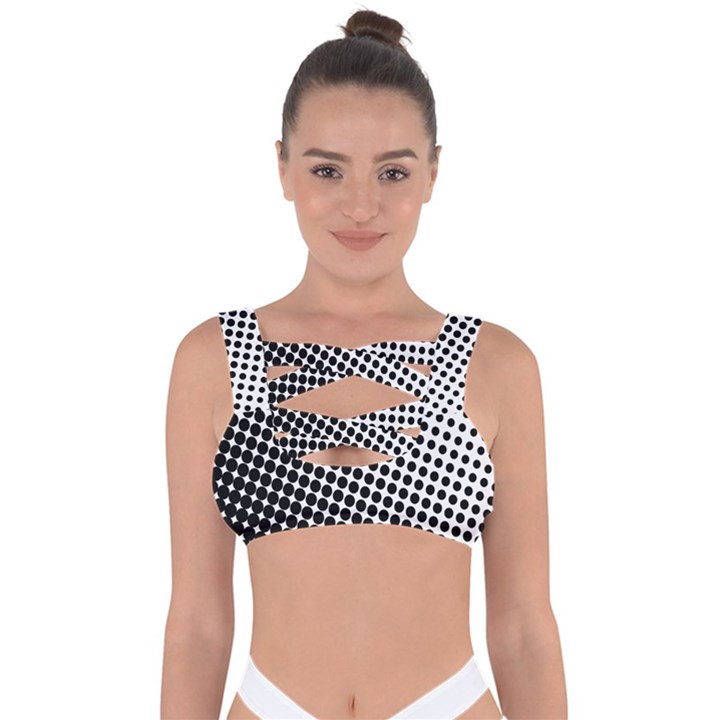 Background-wallpaper-texture-lines Dot Dots Black White Bandaged Up Bikini Top