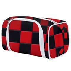 Black And Red Backgrounds- Toiletries Pouch by Amaryn4rt