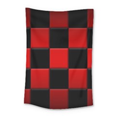 Black And Red Backgrounds- Small Tapestry