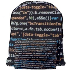 Close Up Code Coding Computer Giant Full Print Backpack by Amaryn4rt