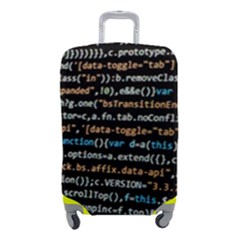 Close Up Code Coding Computer Luggage Cover (small) by Amaryn4rt