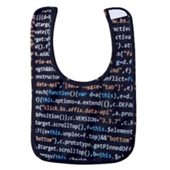 Close Up Code Coding Computer Baby Bib by Amaryn4rt