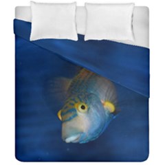 Fish Blue Animal Water Nature Duvet Cover Double Side (california King Size) by Amaryn4rt