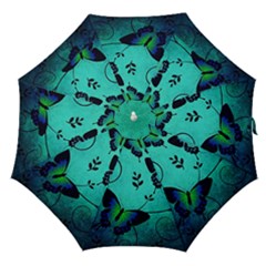 Texture Butterflies Background Straight Umbrellas by Amaryn4rt