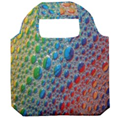 Bubbles Rainbow Colourful Colors Foldable Grocery Recycle Bag by Amaryn4rt