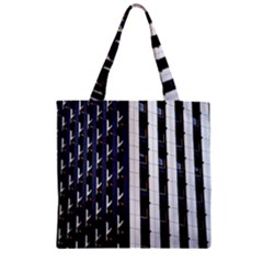 Architecture-building-pattern Zipper Grocery Tote Bag by Amaryn4rt