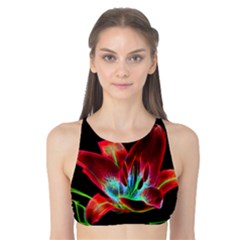 Flower Pattern-design-abstract-background Tank Bikini Top by Amaryn4rt