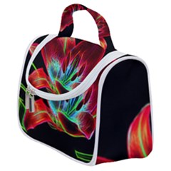 Flower Pattern-design-abstract-background Satchel Handbag by Amaryn4rt