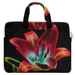 Flower Pattern-design-abstract-background Macbook Pro 13  Double Pocket Laptop Bag by Amaryn4rt