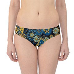 Retro Ethnic Background Pattern Vector Hipster Bikini Bottoms by Amaryn4rt