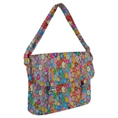 Sakura-cherry-blossom-floral Buckle Messenger Bag by Amaryn4rt