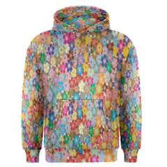 Monotype Art Pattern Leaves Colored Autumn Men s Core Hoodie by Amaryn4rt