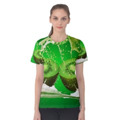 Kiwi Fruit Vitamins Healthy Cut Women s Cotton T-Shirt