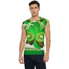 Kiwi Fruit Vitamins Healthy Cut Men s Raglan Cap Sleeve T-Shirt