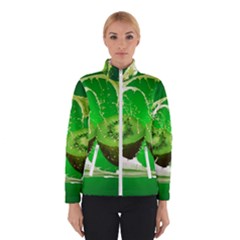 Kiwi Fruit Vitamins Healthy Cut Women s Bomber Jacket