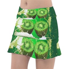 Kiwi Fruit Vitamins Healthy Cut Classic Tennis Skirt