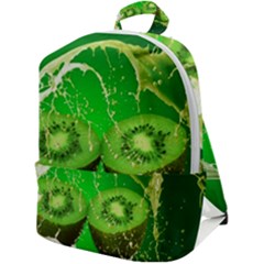 Kiwi Fruit Vitamins Healthy Cut Zip Up Backpack