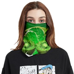 Kiwi Fruit Vitamins Healthy Cut Face Covering Bandana (Two Sides)