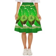 Kiwi Fruit Vitamins Healthy Cut Classic Short Skirt