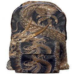 Dragon Pentagram Giant Full Print Backpack by Amaryn4rt