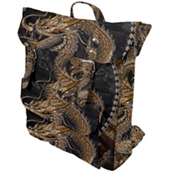 Dragon Pentagram Buckle Up Backpack by Amaryn4rt