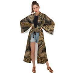 Dragon Pentagram Maxi Kimono