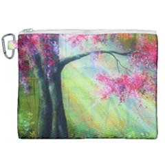 Forests Stunning Glimmer Paintings Sunlight Blooms Plants Love Seasons Traditional Art Flowers Sunsh Canvas Cosmetic Bag (xxl) by Amaryn4rt