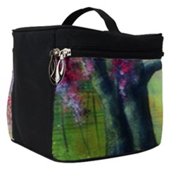 Forests Stunning Glimmer Paintings Sunlight Blooms Plants Love Seasons Traditional Art Flowers Sunsh Make Up Travel Bag (small) by Amaryn4rt