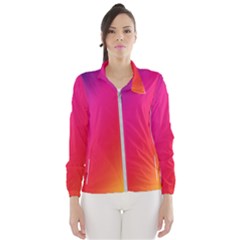 Rainbow Colors Women s Windbreaker by Amaryn4rt