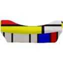 Mondrian-red-blue-yellow Car Seat Velour Cushion  View3