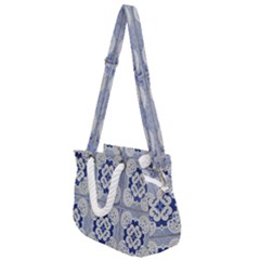 Ceramic-portugal-tiles-wall Rope Handles Shoulder Strap Bag by Amaryn4rt